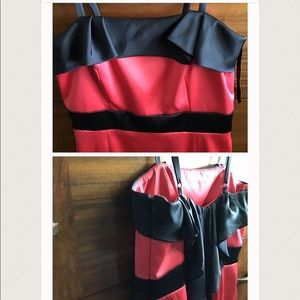 BCBG Paris Dress NWT Vintage Black and Red